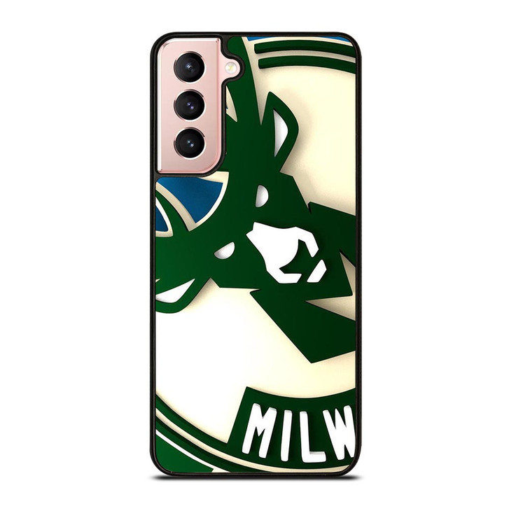 MILWAUKEE BUCKS LOGO Samsung Galaxy S21 Case MILWAUKEE BUCKS LOGO Samsung Galaxy S21 Case