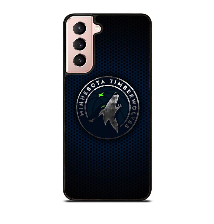MINNESOTA TIMBERWOLVES BLUE CARBON Samsung Galaxy S21 Case MINNESOTA TIMBERWOLVES BLUE CARBON Samsung Galaxy S21 Case