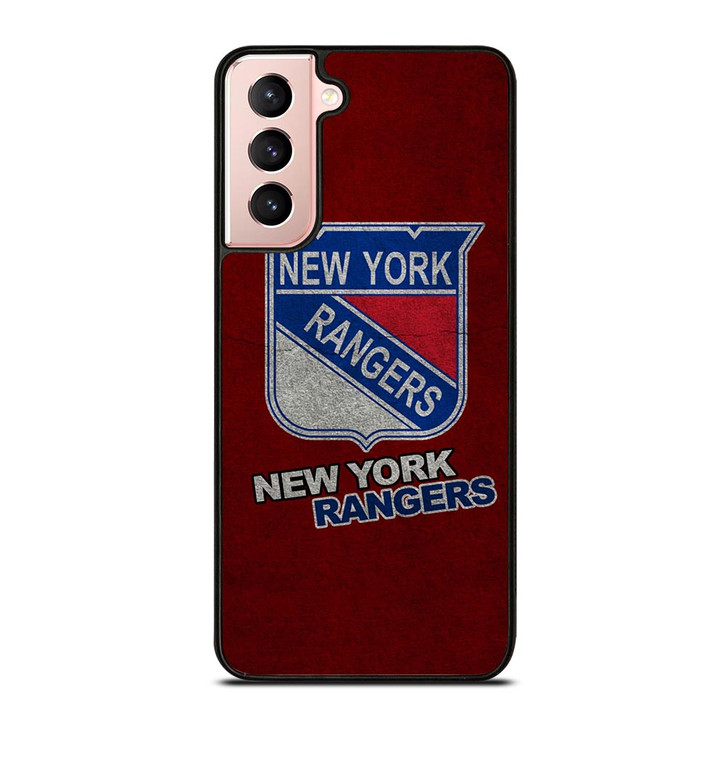 NEW YORK RANGERS SUEDE TEXTURE Samsung Galaxy S21 Case