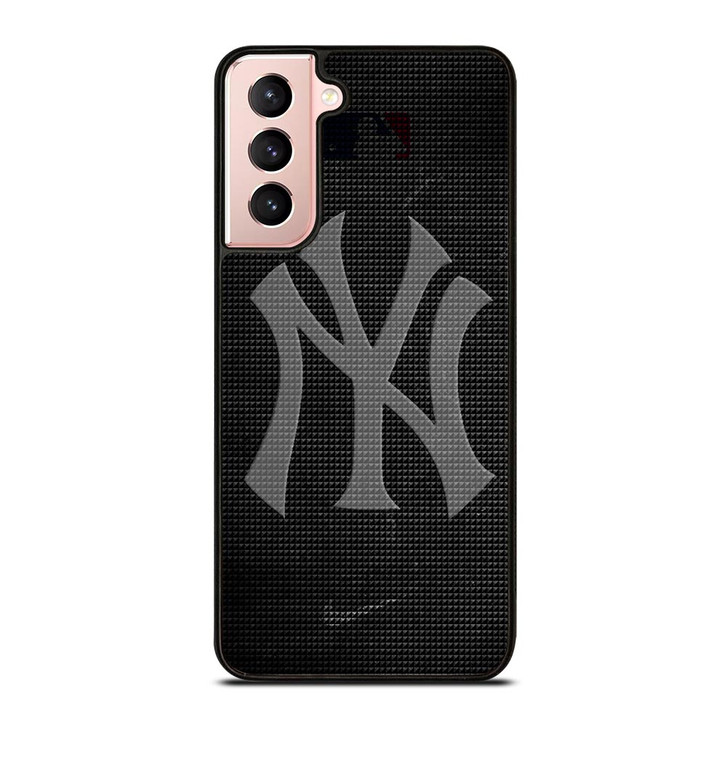 NEW YORK YANKEES METAL TEXTURE Samsung Galaxy S21 Case NEW YORK YANKEES METAL TEXTURE Samsung Galaxy S21 Case