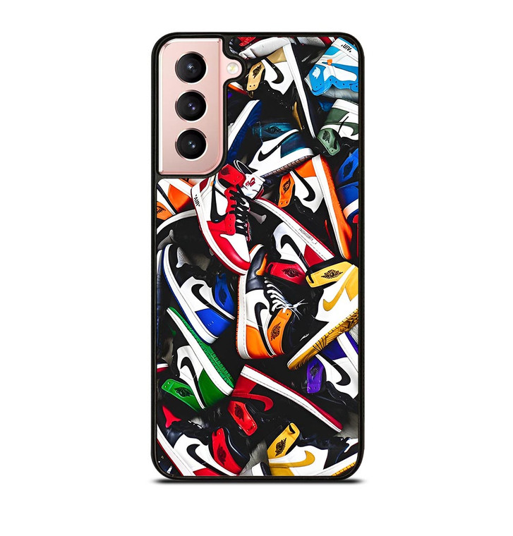 NIKE AIR JORDAN SNEAKERS COLLAGE Samsung Galaxy S21 Case NIKE AIR JORDAN SNEAKERS COLLAGE Samsung Galaxy S21 Case