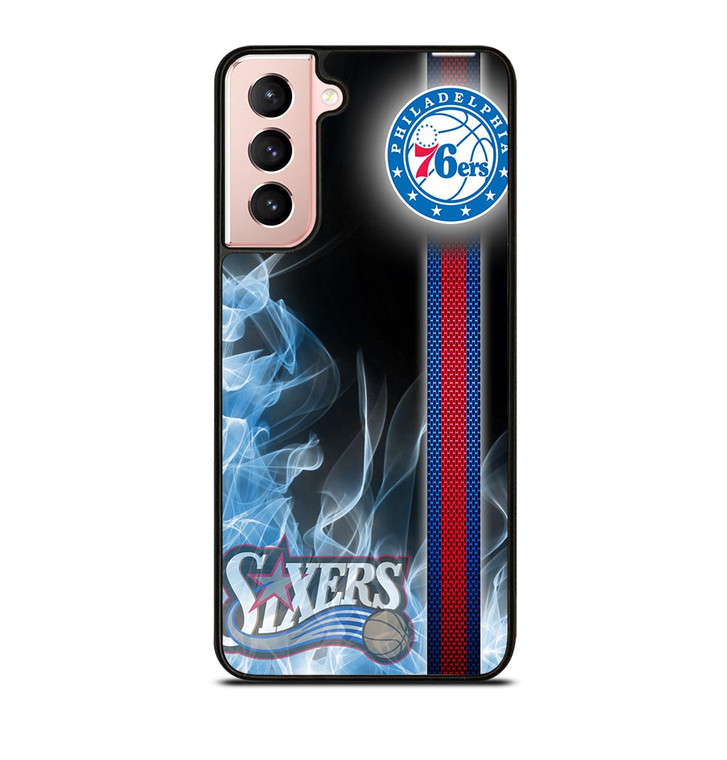 PHILADELPHIA 76ERS NBA FIRE Samsung Galaxy S21 Case