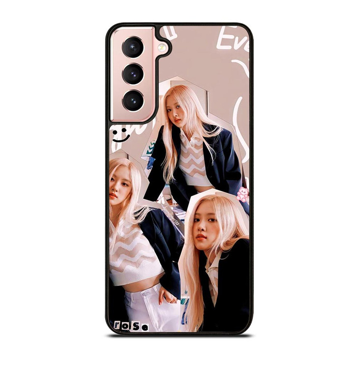 ROSE BLACKPINK SCRIBBLED Samsung Galaxy S21 Case