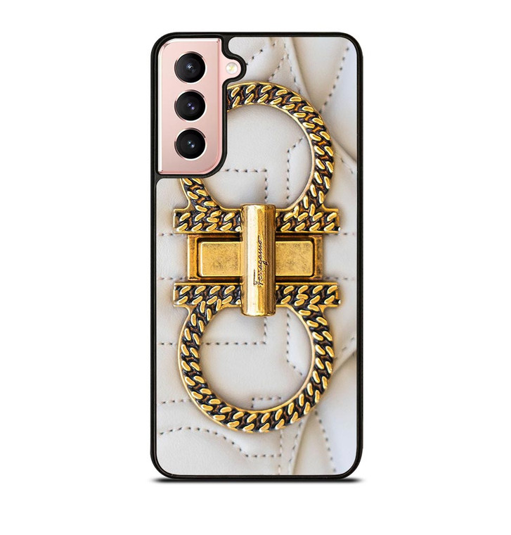SALVATORE FERRAGAMO EMBLEM Samsung Galaxy S21 Case SALVATORE FERRAGAMO EMBLEM Samsung Galaxy S21 Case