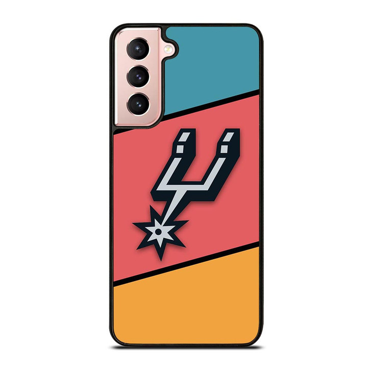 SAN ANTONIO SPURS COLORFUL LOGO Samsung Galaxy S21 Case