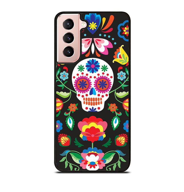 SUGAR SKULL ART Samsung Galaxy S21 Case