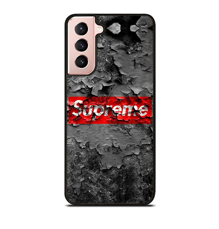 SUPREME CRACKED LOGO Samsung Galaxy S21 Case