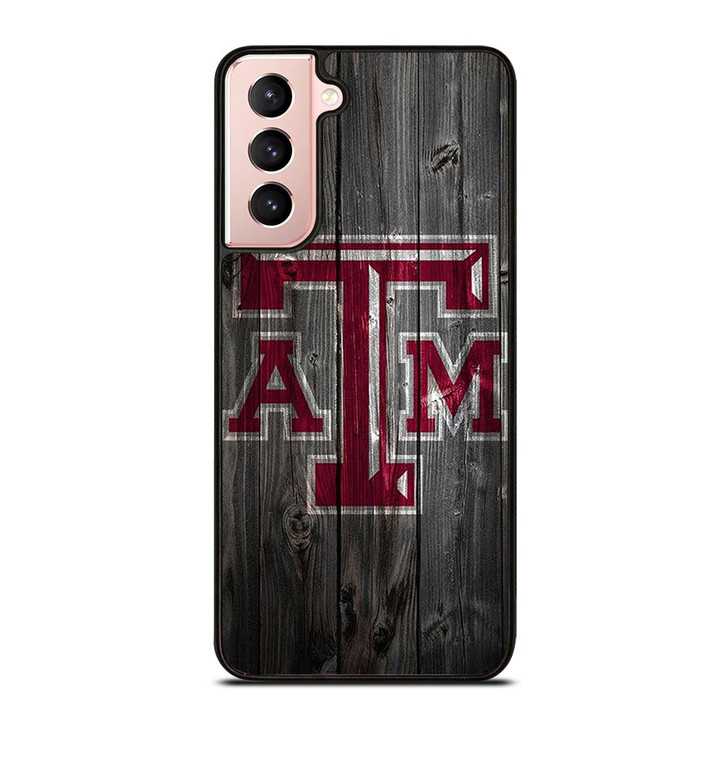 TEXAS AGGIES WOODEN LOGO Samsung Galaxy S21 Case