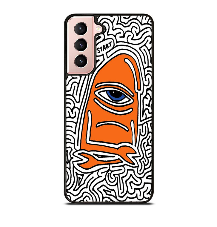 TOY MACHINE SKATEBOARD DOODLE Samsung Galaxy S21 Case