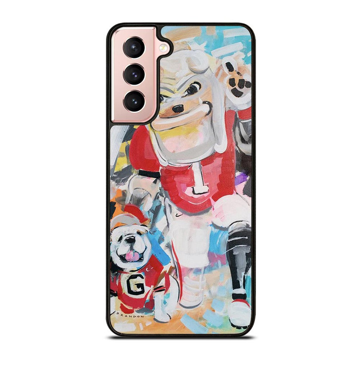 UNIVERSITY OF GEORGIA BULLDOGS UGA ART Samsung Galaxy S21 Case