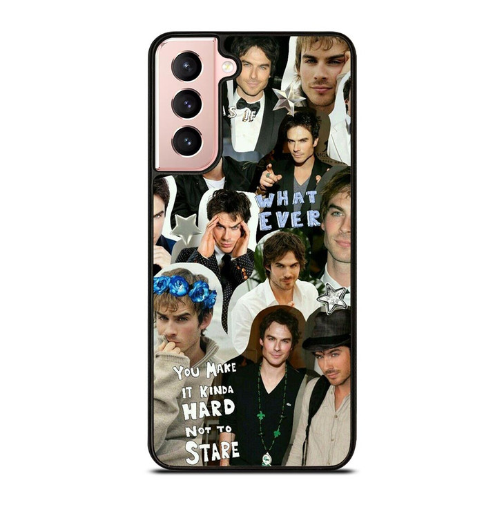 VAMPIRE DIARIES IAN SOMERHALDER COLLAGE Samsung Galaxy S21 Case