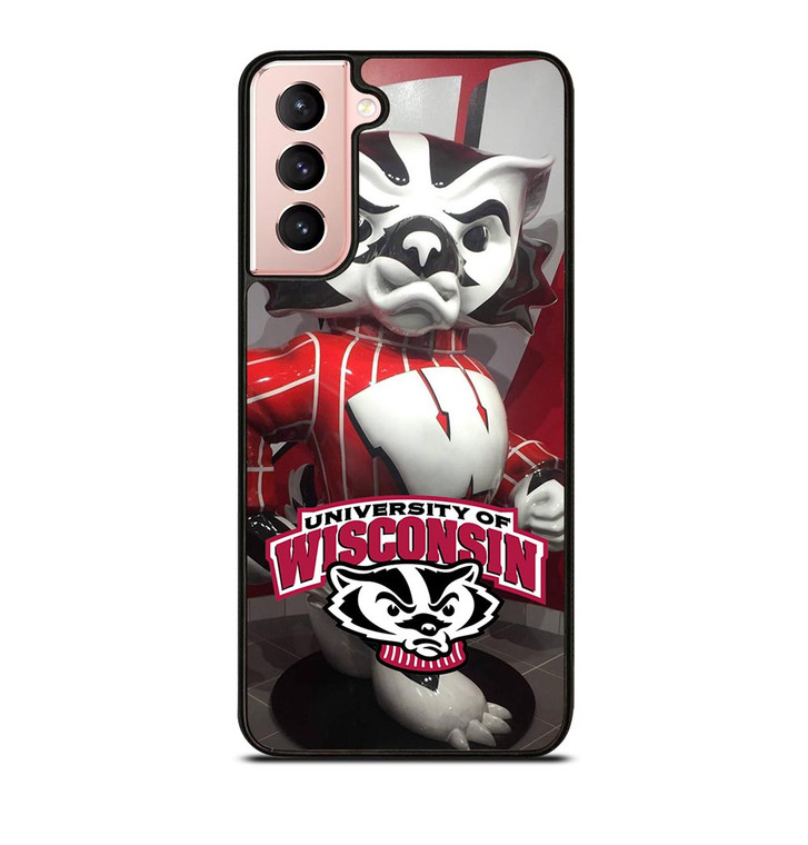 WISCONSIN BADGER MASCOT Samsung Galaxy S21 Case WISCONSIN BADGER MASCOT Samsung Galaxy S21 Case