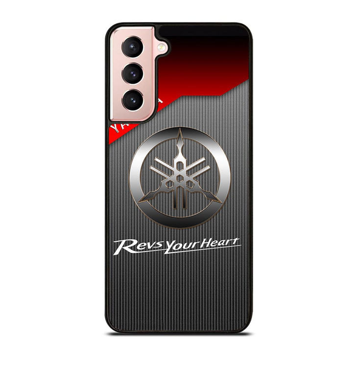 YAMAHA REVS YOUR HEART METAL LOGO Samsung Galaxy S21 Case YAMAHA REVS YOUR HEART METAL LOGO Samsung Galaxy S21 Case