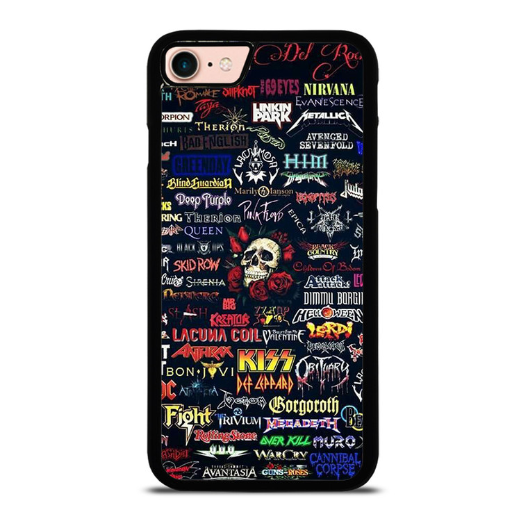 LEGEND OF ROCK BAND iPhone 8 Case