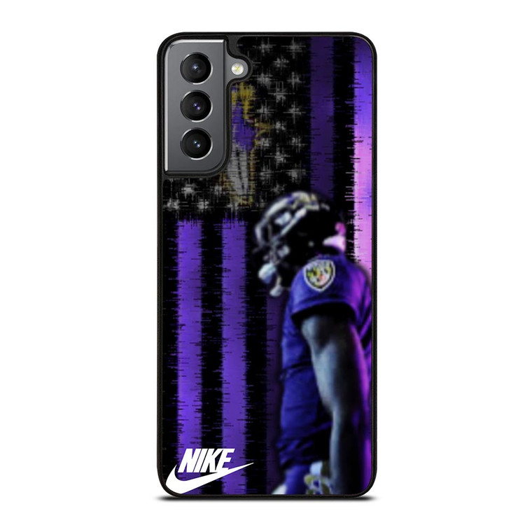 LAMAR JACKSON BALTIMORE RAVENS NFL Samsung Galaxy S21 Plus Case