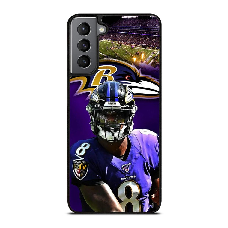 LAMAR JACKSON RAVENS BALTIMORE Samsung Galaxy S21 Plus Case