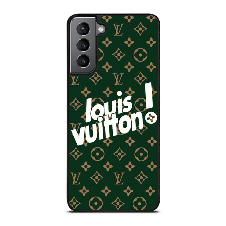 LOUIS VUITTON GREEN LOGO Samsung Galaxy S21 Plus Case