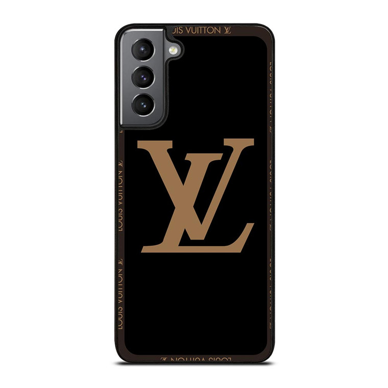 LOUIS VUITTON ROUND BLACK Samsung Galaxy S21 Plus Case