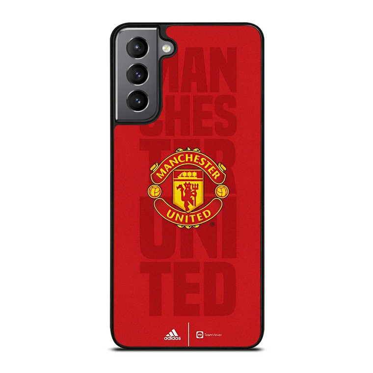 MANCHESTER UNITED FC ADIDAS LOGO Samsung Galaxy S21 Plus Case
