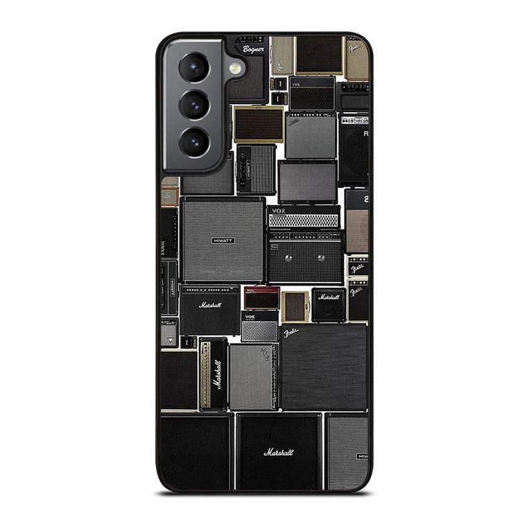 MARSHALL AMPLIFIER COLLAGE Samsung Galaxy S21 Plus Case