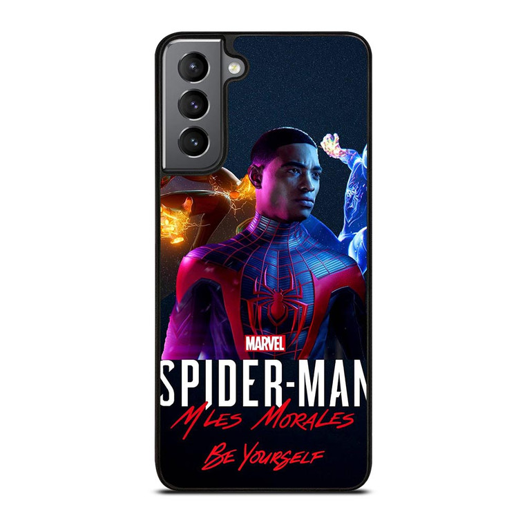MARVEL SPIDERMAN MILES MORALES POSTER Samsung Galaxy S21 Plus Case