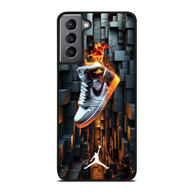 MICHAEL JORDAN AIR SHOES Samsung Galaxy S21 Plus Case