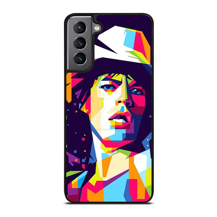 MICK JAGGER WPAP ART Samsung Galaxy S21 Plus Case