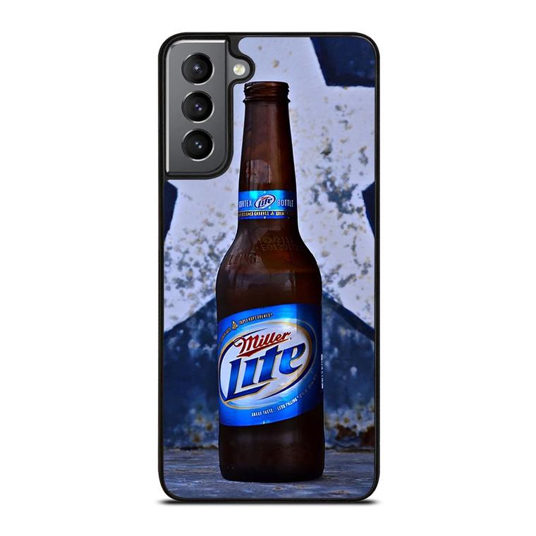 MILLER LITE BOTTLE BEER Samsung Galaxy S21 Plus Case