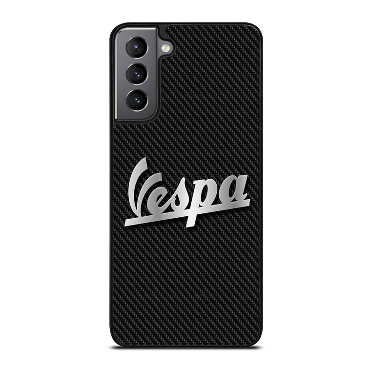 PIAGGIO VESPA METAL CARBON LOGO Samsung Galaxy S21 Plus Case PIAGGIO VESPA METAL CARBON LOGO Samsung Galaxy S21 Plus Case