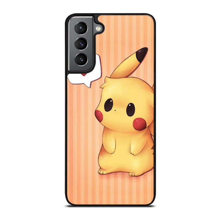 PIKACHU POKEMON LOVE SIGN Samsung Galaxy S21 Plus Case