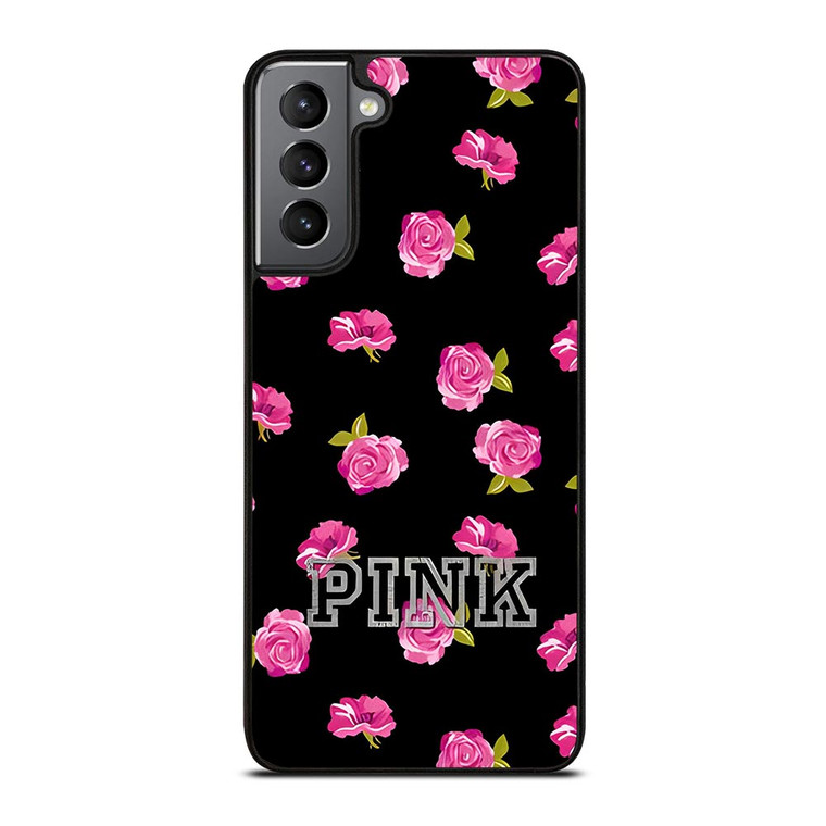 PINK VICTORIA SECRET ROSES Samsung Galaxy S21 Plus Case PINK VICTORIA SECRET ROSES Samsung Galaxy S21 Plus Case