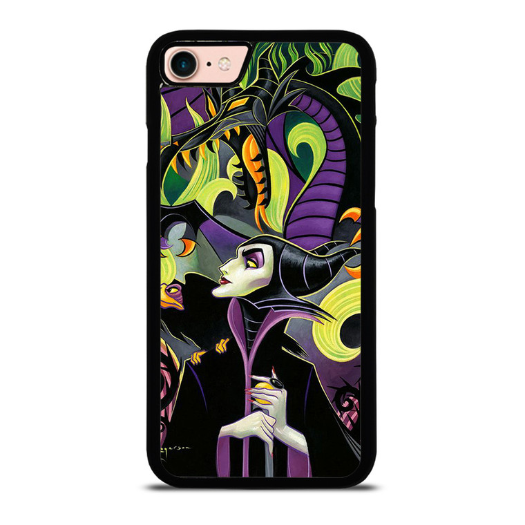 MALEFICENT'S DISNEY ART iPhone 8 Case