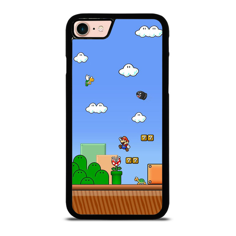 MARIO BROSS GAME NINTENDO iPhone 8 Case