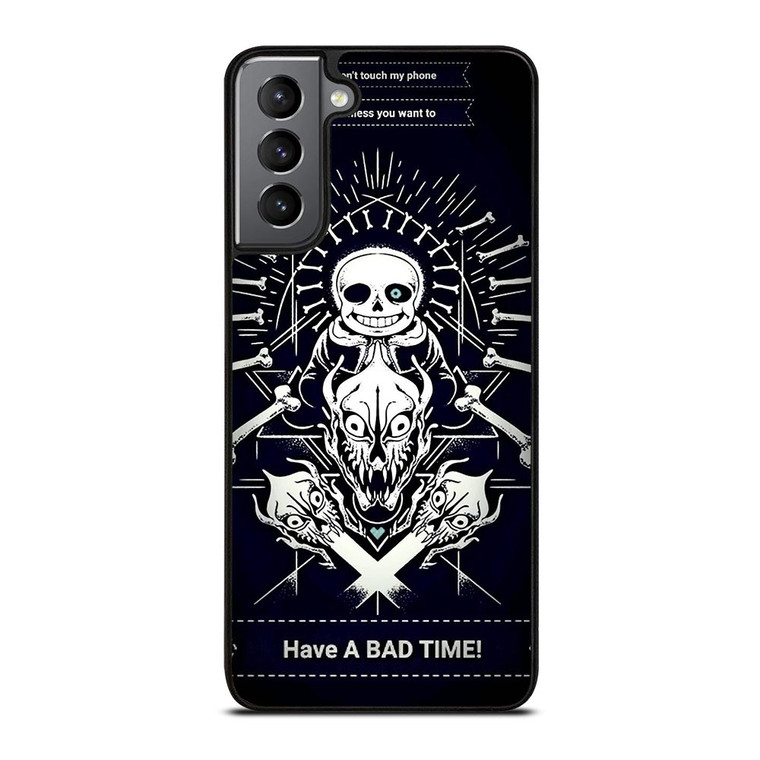 SANS UNDERTALE BAD TIME CARTOON Samsung Galaxy S21 Plus Case