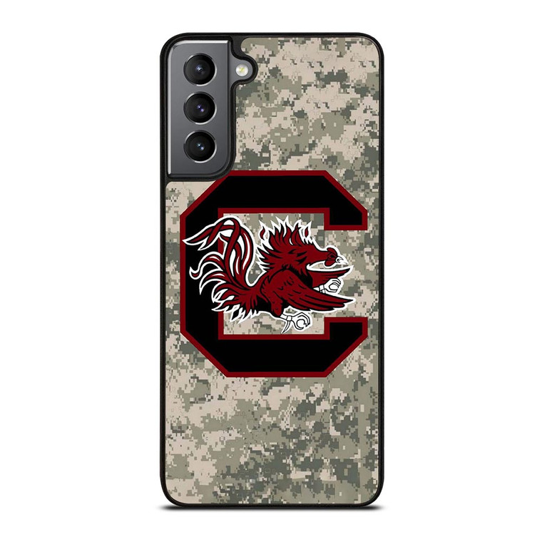 SOUTH CAROLINA GAMECOCKS CAMO LOGO Samsung Galaxy S21 Plus Case