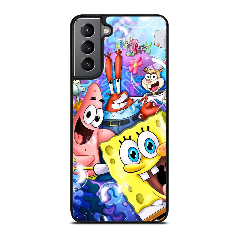SPONGEBOB AND FRIEND BUBLE Samsung Galaxy S21 Plus Case