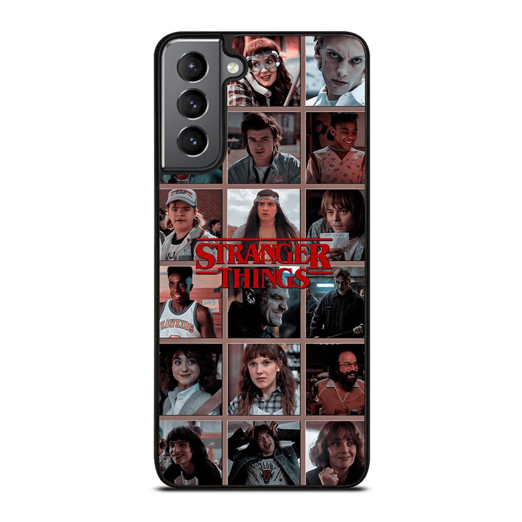 STRANGER THINGS ALL CHARACTER Samsung Galaxy S21 Plus Case