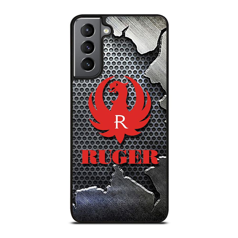STURM RUGER FIREARM METAL LOGO 2 Samsung Galaxy S21 Plus Case