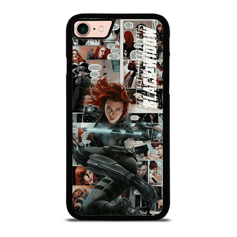 MARVEL BLACK WIDOW COMIC iPhone 8 Case