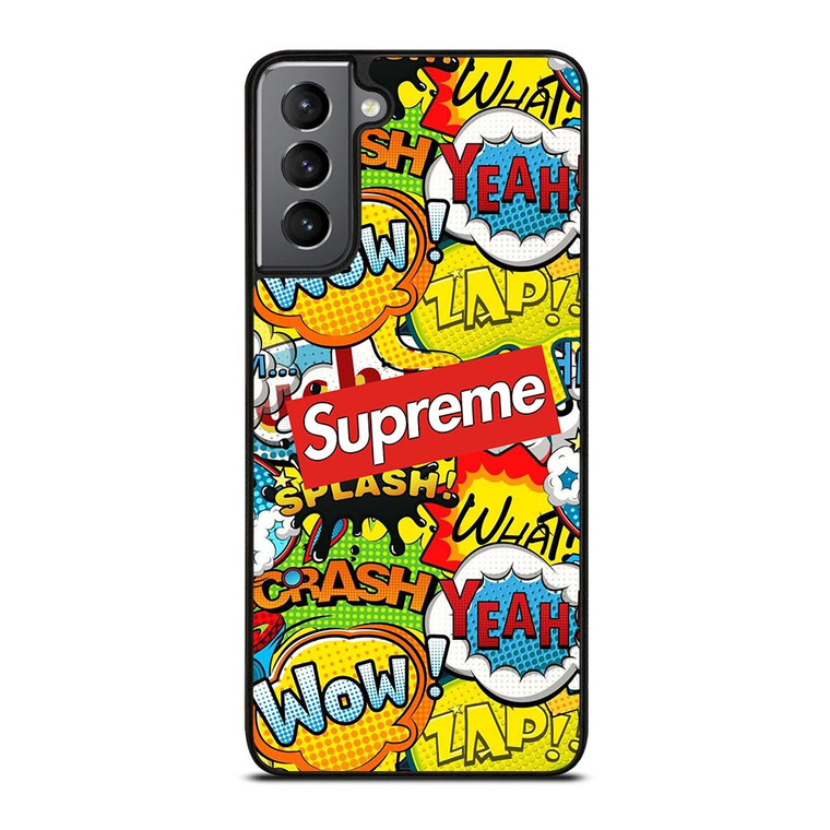SUPREME CARTOON HALFTONE Samsung Galaxy S21 Plus Case