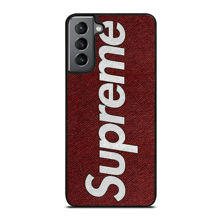 SUPREME LOGO ON CANVAS Samsung Galaxy S21 Plus Case