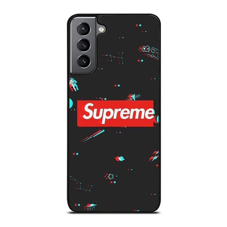 SUPREME SPACE GLITCH Samsung Galaxy S21 Plus Case