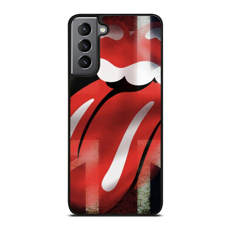 THE ROLLING STONES BRITISH FLAG LOGO Samsung Galaxy S21 Plus Case