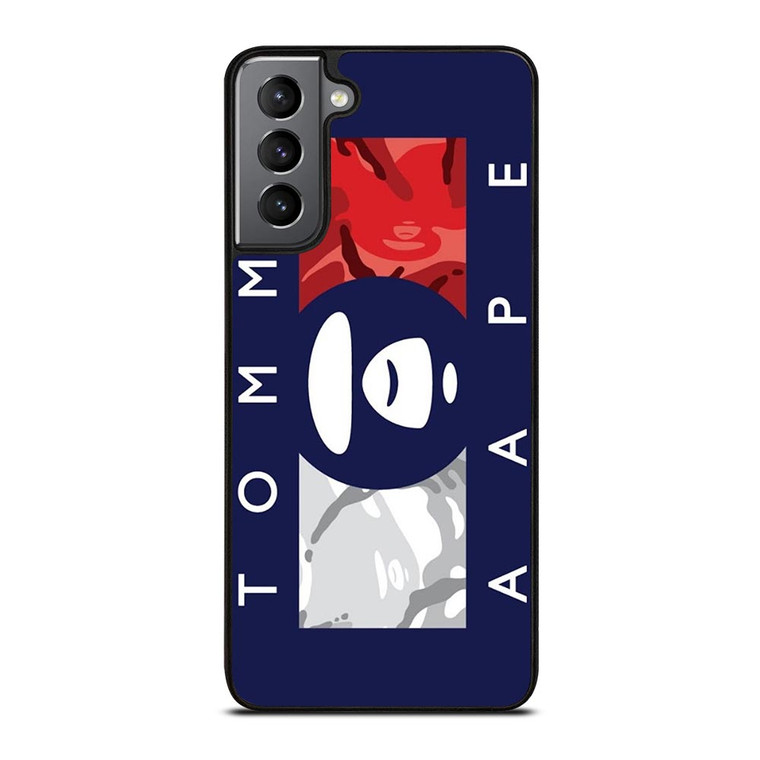TOMMY HILFIGER BAPE CAMO LOGO Samsung Galaxy S21 Plus Case