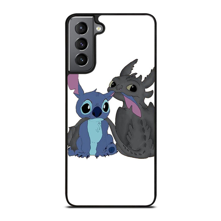 TOOTHLESS AND STITCH Samsung Galaxy S21 Plus Case