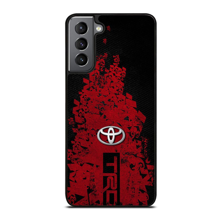 TOYOTA TRD RED CARBON LOGO Samsung Galaxy S21 Plus Case