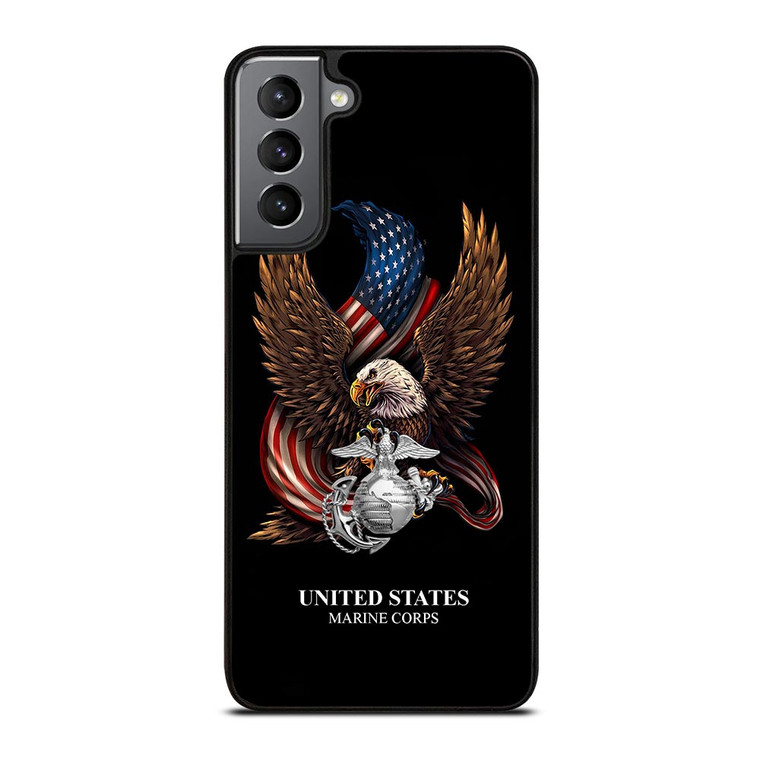 UNITED STATES MARINE CORPS USMC LOGO Samsung Galaxy S21 Plus Case UNITED STATES MARINE CORPS USMC LOGO Samsung Galaxy S21 Plus Case