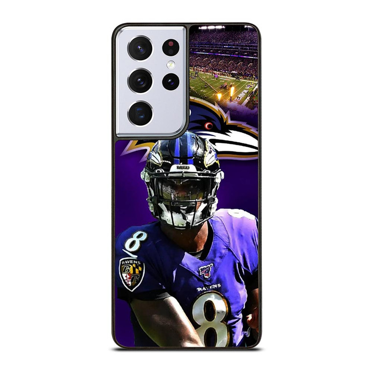 LAMAR JACKSON RAVENS BALTIMORE Samsung Galaxy S21 Ultra Case