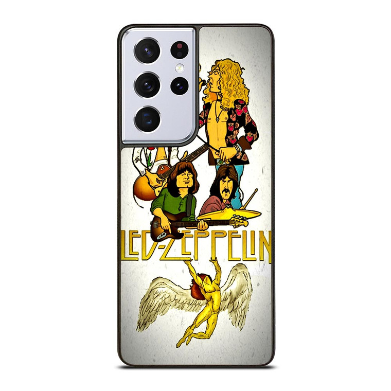 LED ZEPPELIN ROCK BAND ART Samsung Galaxy S21 Ultra Case