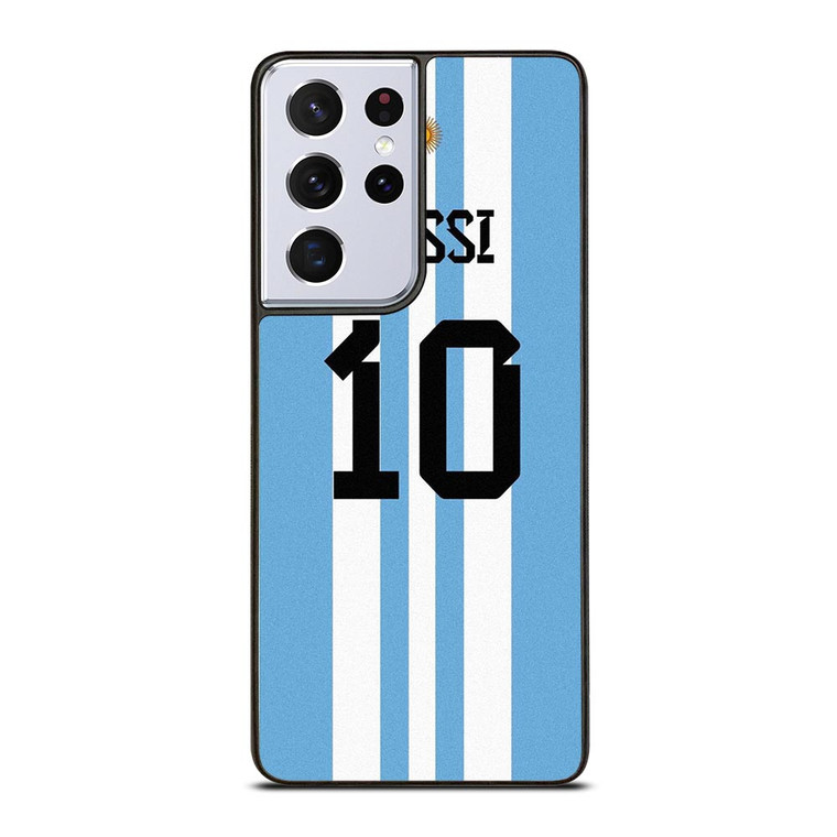 LIONEL MESSI ARGENTINA JERSEY 2 Samsung Galaxy S21 Ultra Case